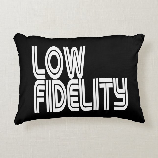 Low Fidelity Decorative Pillow (Front)