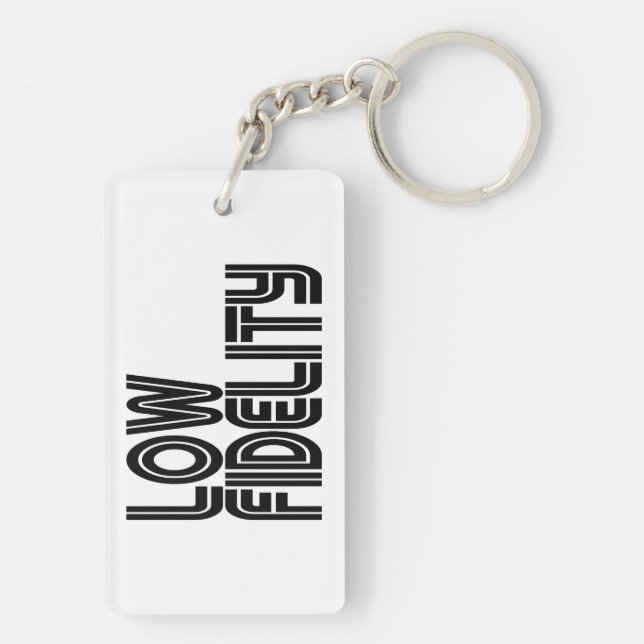 Low Fidelity Keychain (Back)
