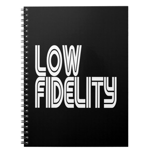 Low Fidelity Notebook (Front)