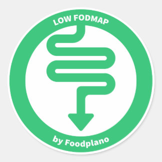 Low FODMAP Diet Sticker for low FODMAP foods