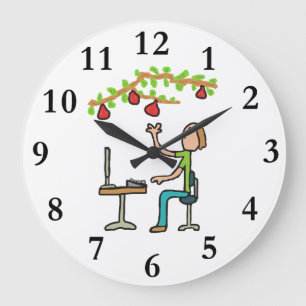 Low-Hanging Fruit Large Clock