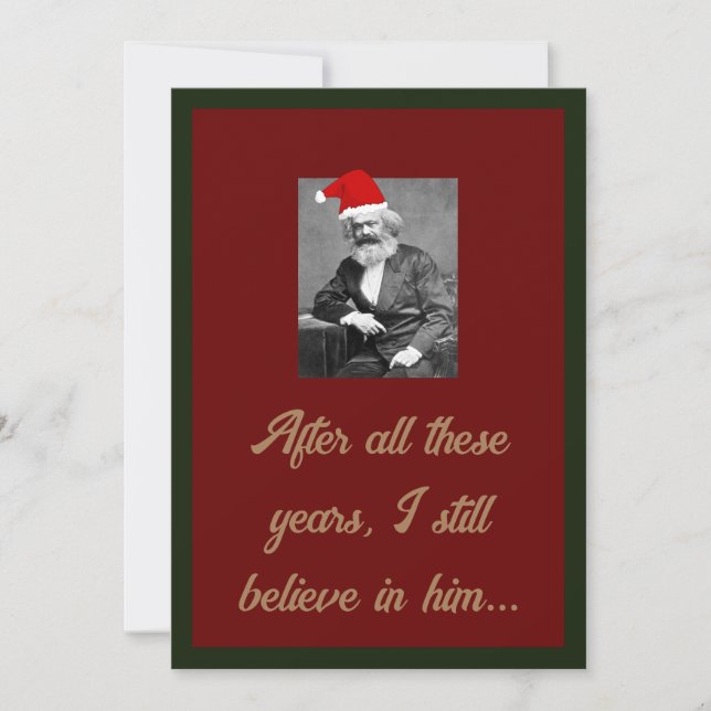 Low Key Marxist Holiday Card 3 (Front)