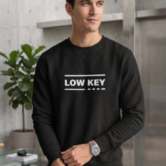 Low Key Minimalist Crewneck Sweatshirt | Modern