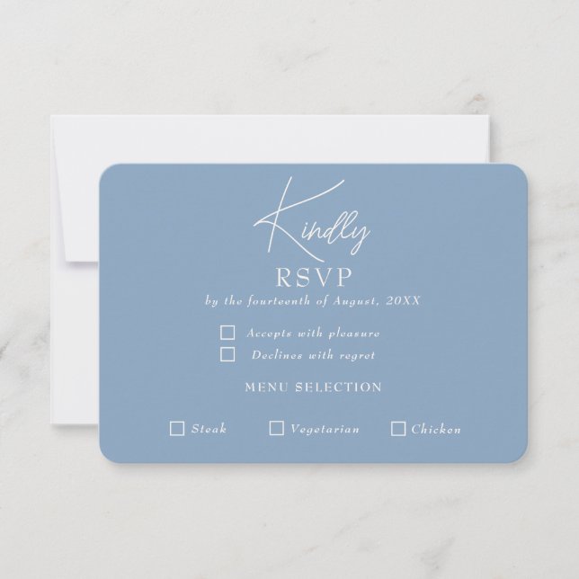 Low Key RSVP Card (Front)