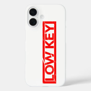 Low Key Stamp iPhone 16 Case