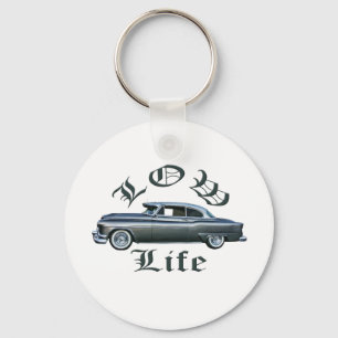 low life lowrider 50's Oldsmobile custom Keychain