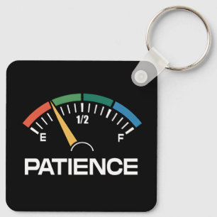 Low patience fuel gauge metre keychain
