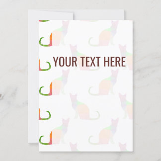 Low Poly Colourful Cat Pattern Announcement