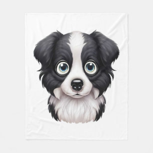 Low Poly Dachshund - Super Cute Miniature Dachshun Fleece Blanket