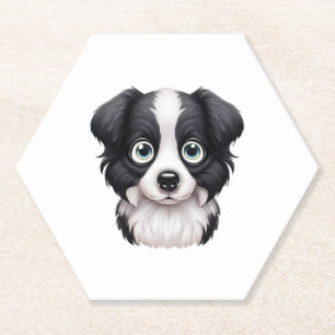 Low Poly Dachshund - Super Cute Miniature Dachshun Paper Coaster