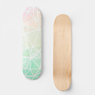 Low Poly Ombre Skateboard
