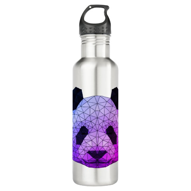 Low Poly Panda 710 Ml Water Bottle (Front)
