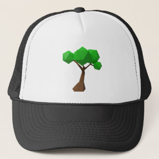 Low Poly Tree Render Trucker Hat