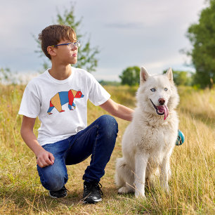 Low Polygon Bear Cartoon Art T-Shirt