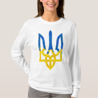 Low polygonal Ukrainian trident T-Shirt