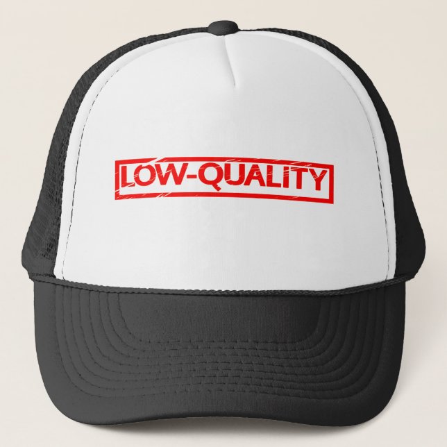 Low-quality Stamp Trucker Hat (Front)