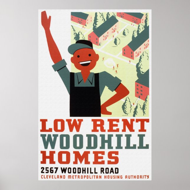 Low Rent Woodhill Homes Poster (Front)