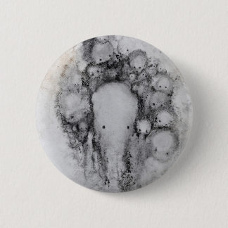low res brain II 2 Inch Round Button