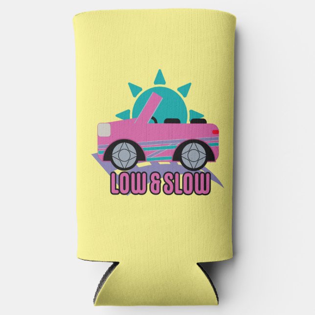 Low & Slow Seltzer Can Cooler (Front)