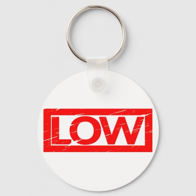 Low Stamp Keychain (Front)