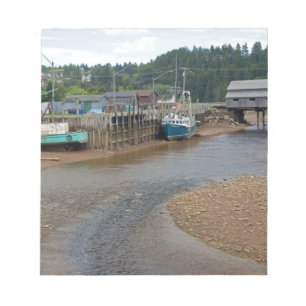 Low tide at the Bay of Fundy at St. Martins, New Notepad