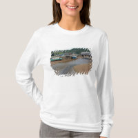 Low tide at the Bay of Fundy at St. Martins, New