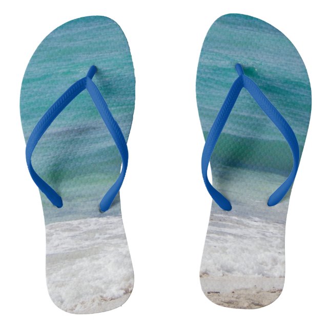 Low Tide at the Beach Flip Flops (Footbed)
