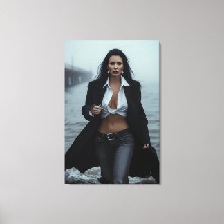 Low Tide Authority Canvas Print