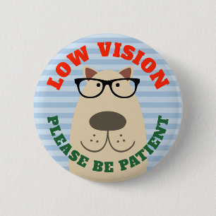 Low Vision 2 Inch Round Button