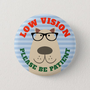 Low Vision 2 Inch Round Button