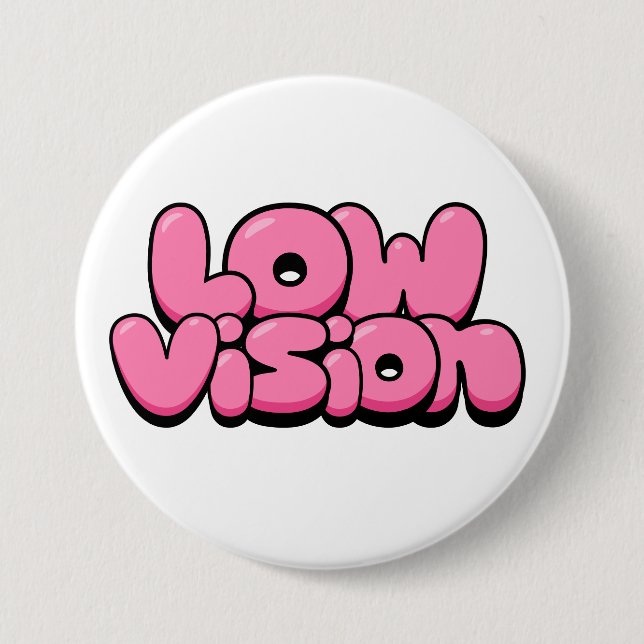 Low Vision 3 Inch Round Button (Front)