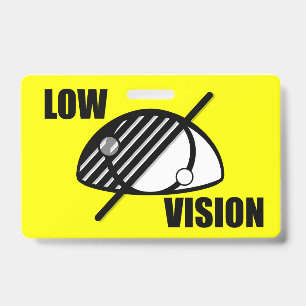 Low Vision Badge