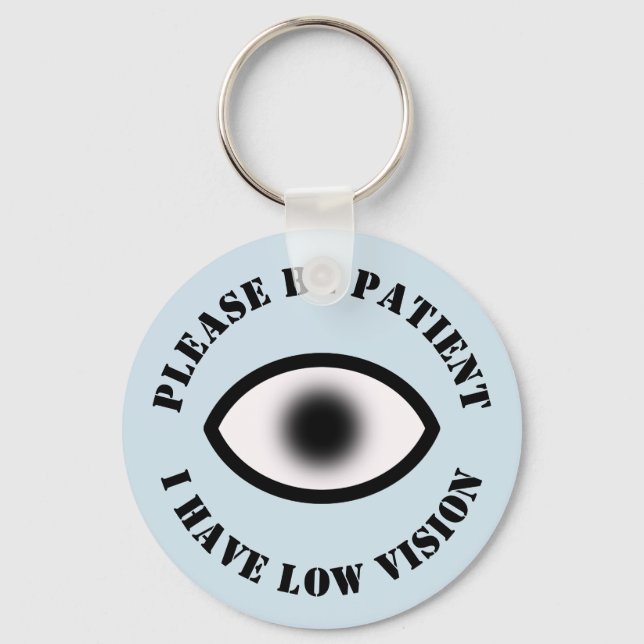 Low Vision Keychain (Front)