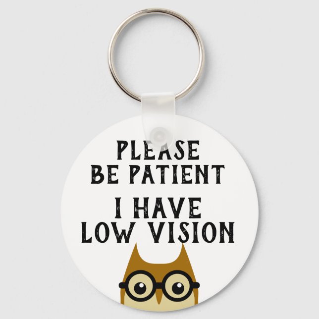 Low Vision Keychain (Front)