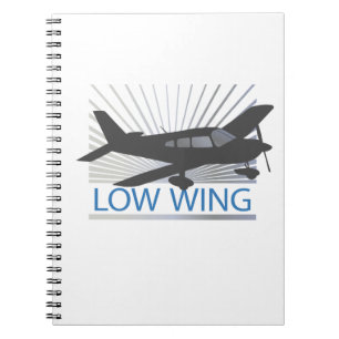 Low Wing Airplane Notebook