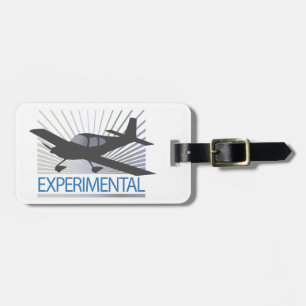 Low Wing Experimental Airplane Luggage Tag