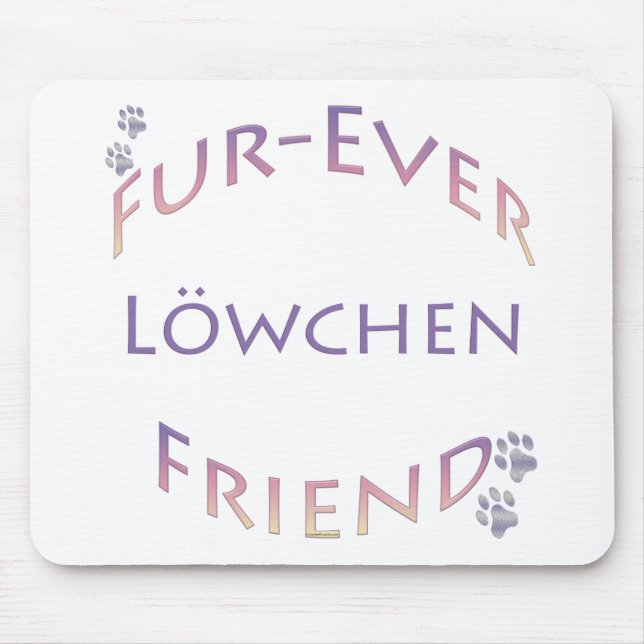 Löwchen Furever Mouse Pad (Front)