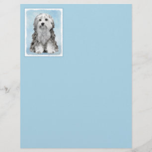 Lowchen Painting - Cute Original Dog Art