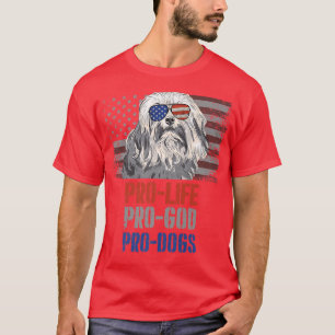 Lowchen Pro Life Pro God Pro Dogs Premium T-Shirt