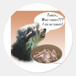 Lowchen Turkey Classic Round Sticker