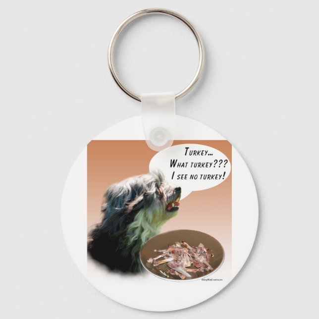 Lowchen Turkey Keychain (Front)