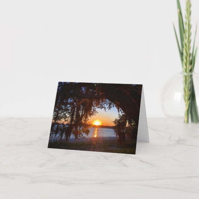 lowcountry sunset notecard (Front)