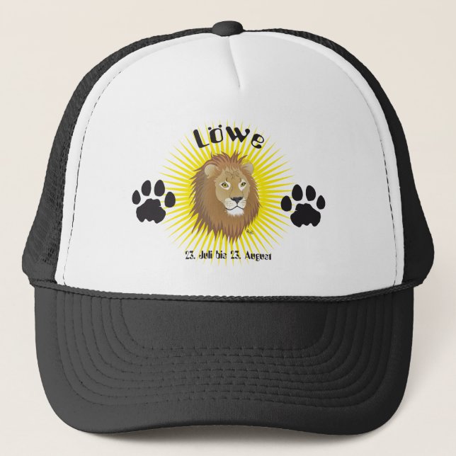 Löwe 23. Juli bis 22. August Cap (Front)