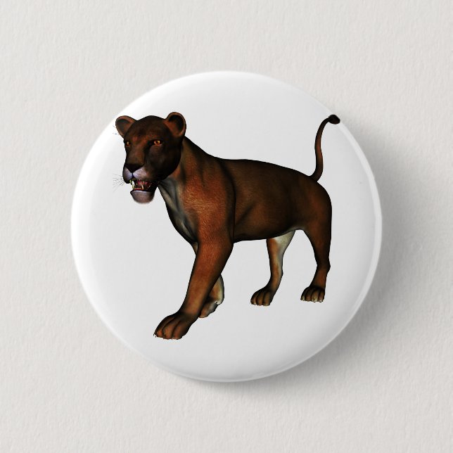 Löwe 2 Inch Round Button (Front)