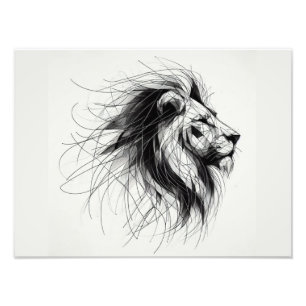 Löwe Photo Print