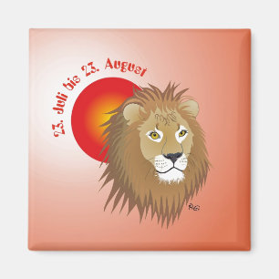Löwe Sternzeichen Magnet