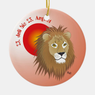 Löwe - Sternzeichen Ornament