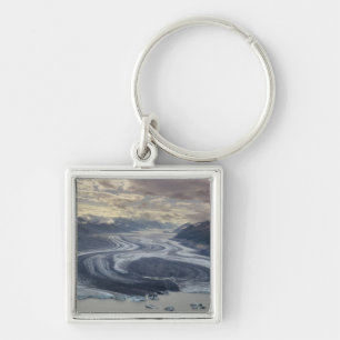 Lowell Glacier flows into the Alsek River in Keychain
