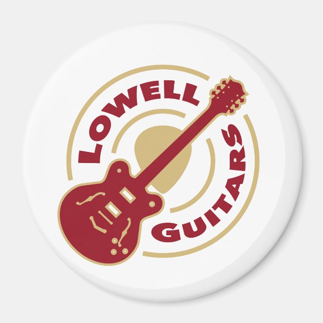 Lowell Guitars Magnet (Front)