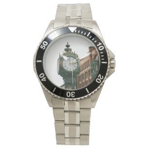 Lowell MA Page's clock on a watch